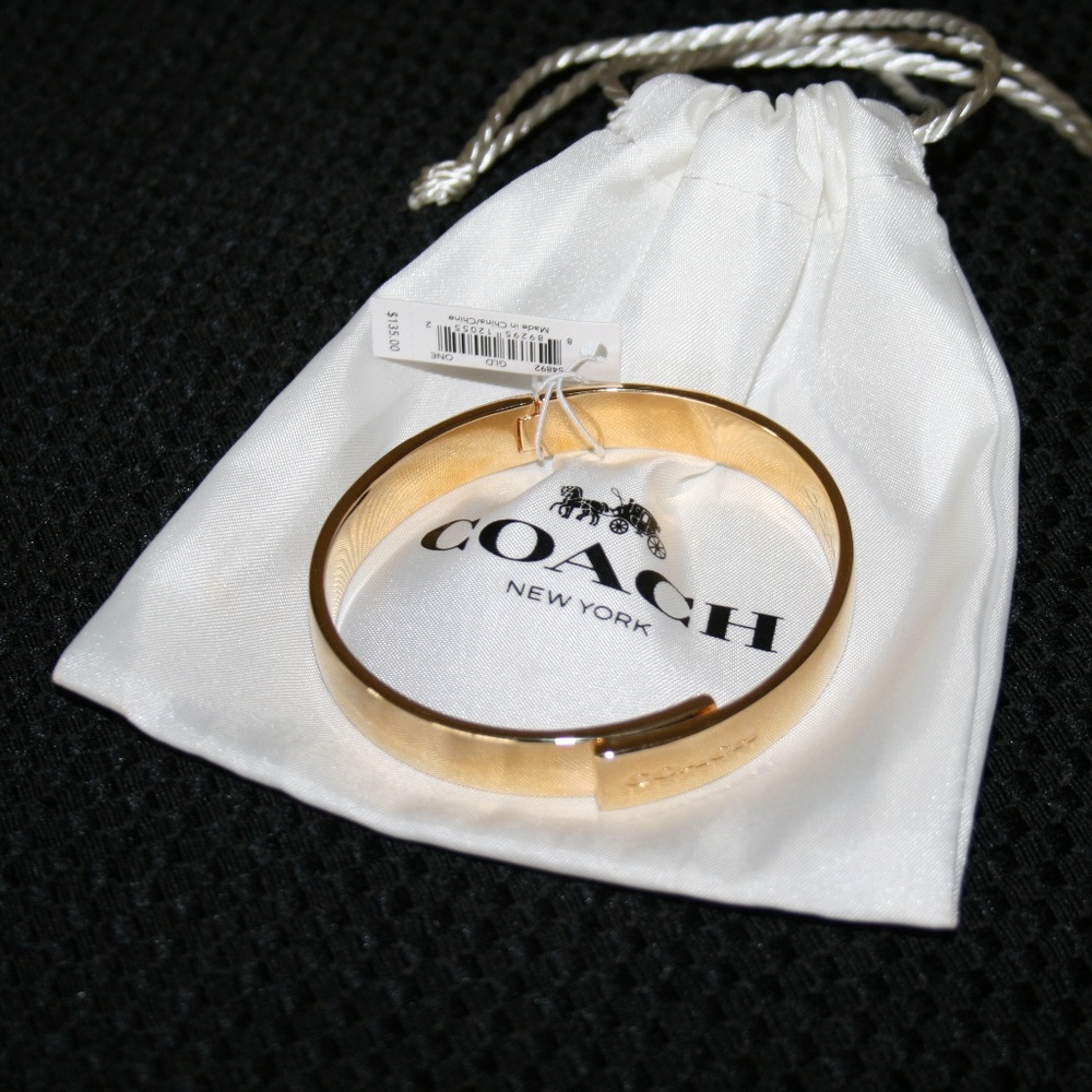 Coach gold bracelet